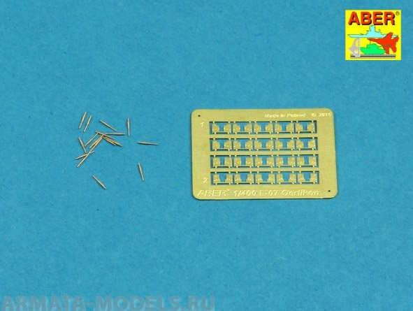 ABR-1:400-L-07Дополнения дляSet of 20 pcs 20mm L/70 Oerlikon barrels for USRoyal Navy унив, Однотонный
ABR-1:400-L-07Дополнения дляSet of 20 pcs 20mm L/70 Oerlikon barrels for USRoyal Navy унив, Однотонный