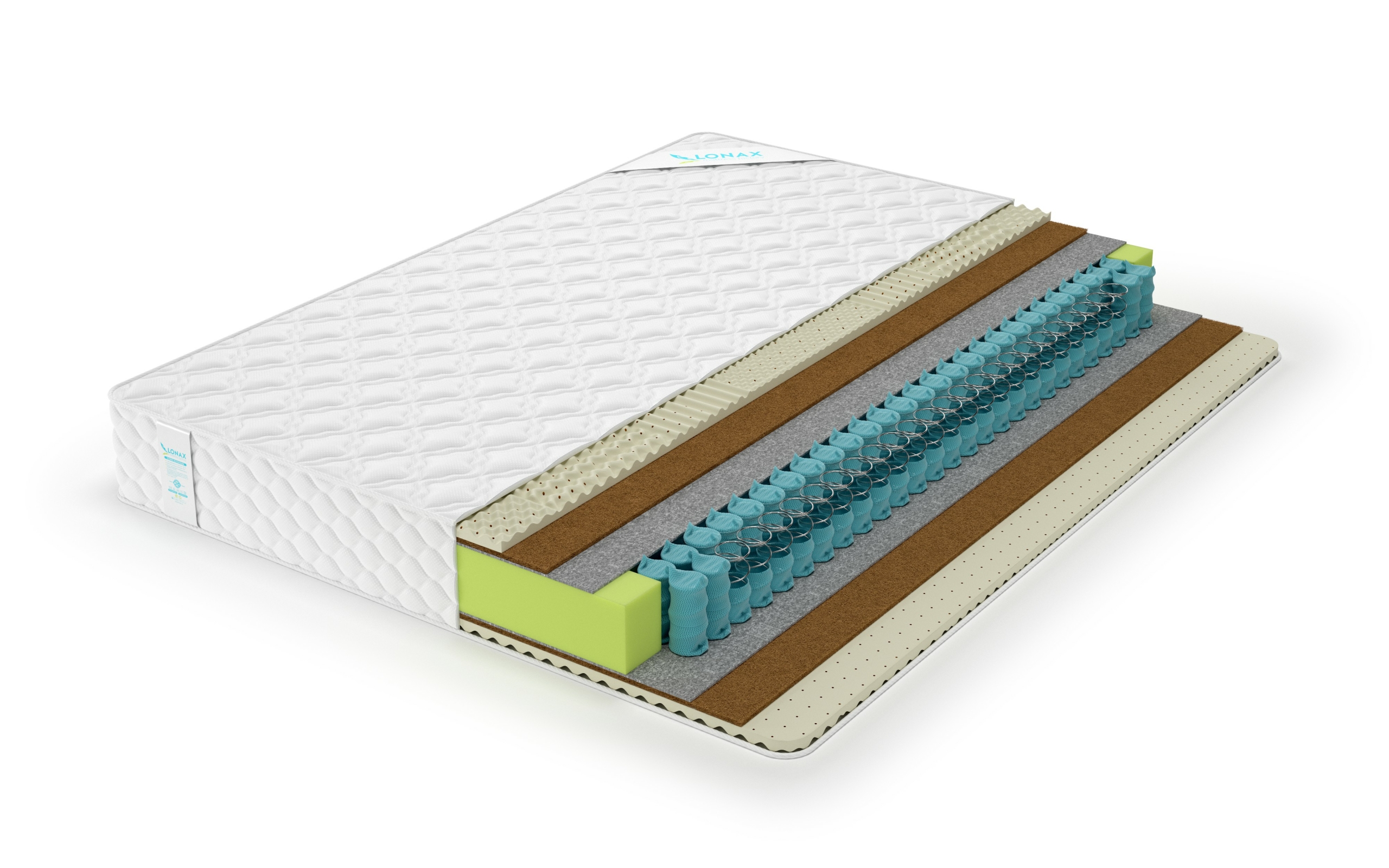 Матрас Lonax Relax Medium TFK 175х220, Бежевый;белый;серый;серебристый, Relax Medium TFK
Матрас Lonax Relax Medium TFK 175х220, Бежевый;белый;серый;серебристый, Relax Medium TFK
