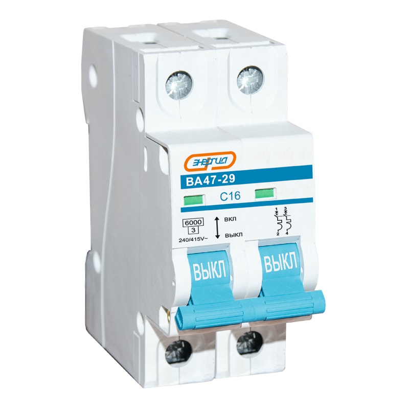Автоматический выключатель 2P 63A ВА 47-29 Энергия, 6 шт
Автоматический выключатель 2P 63A ВА 47-29 Энергия, 6 шт