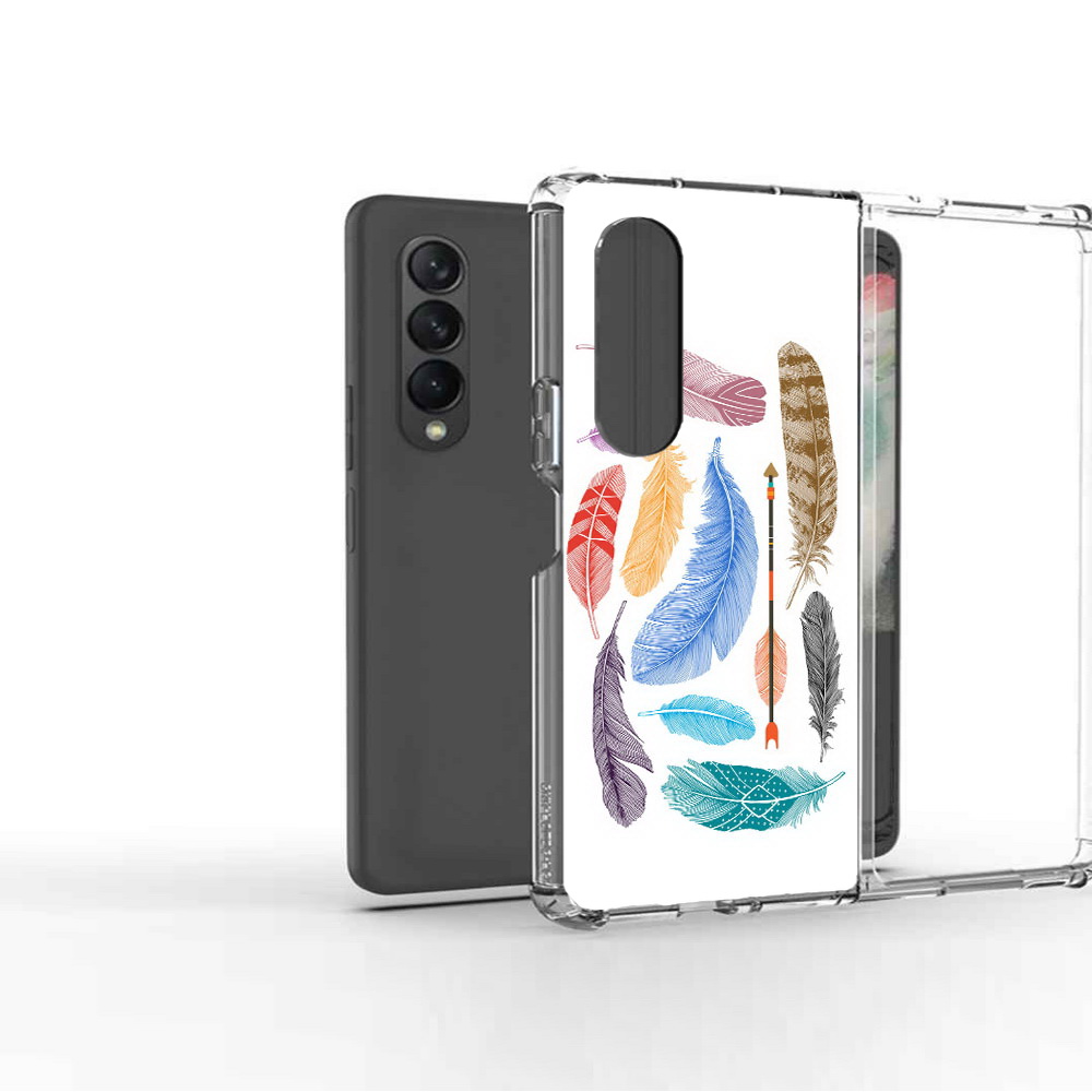Чехол MyPads Tocco для Samsung Galaxy Z Fold2 разноцветные перья, Прозрачный, Tocco 
Чехол MyPads Tocco для Samsung Galaxy Z Fold2 разноцветные перья, Прозрачный, Tocco