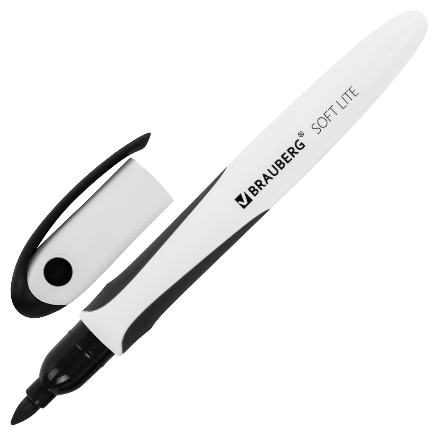 Набор из 12 шт, Маркер стираемый для белой доски ЧЕРНЫЙ, BRAUBERG "SOFT LITE", 3 мм, резин
Набор из 12 шт, Маркер стираемый для белой доски ЧЕРНЫЙ, BRAUBERG "SOFT LITE", 3 мм, резин