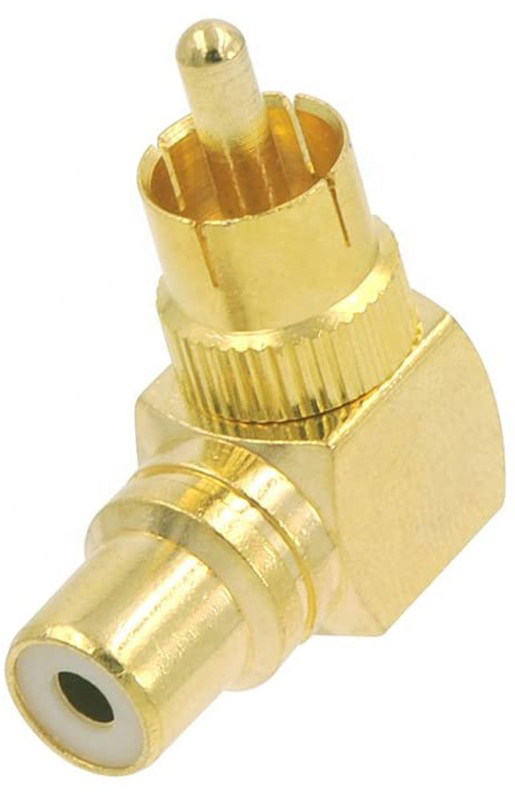 Адаптер-переходник GSMIN RT-67 (угловой 90°) RCA (M) - RCA (F) металлический (Золотистый)
Адаптер-переходник GSMIN RT-67 (угловой 90°) RCA (M) - RCA (F) металлический (Золотистый)