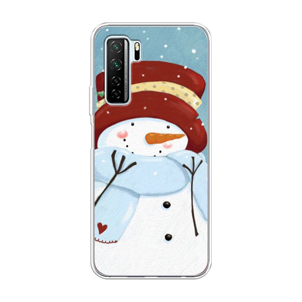 Чехол на Huawei Nova 7 SE/P40 Lite 5G/Honor 30S Global "Застенчивый снеговик", Голубой;белый;красный, 6102950-5
Чехол на Huawei Nova 7 SE/P40 Lite 5G/Honor 30S Global "Застенчивый снеговик", Голубой;белый;красный, 6102950-5