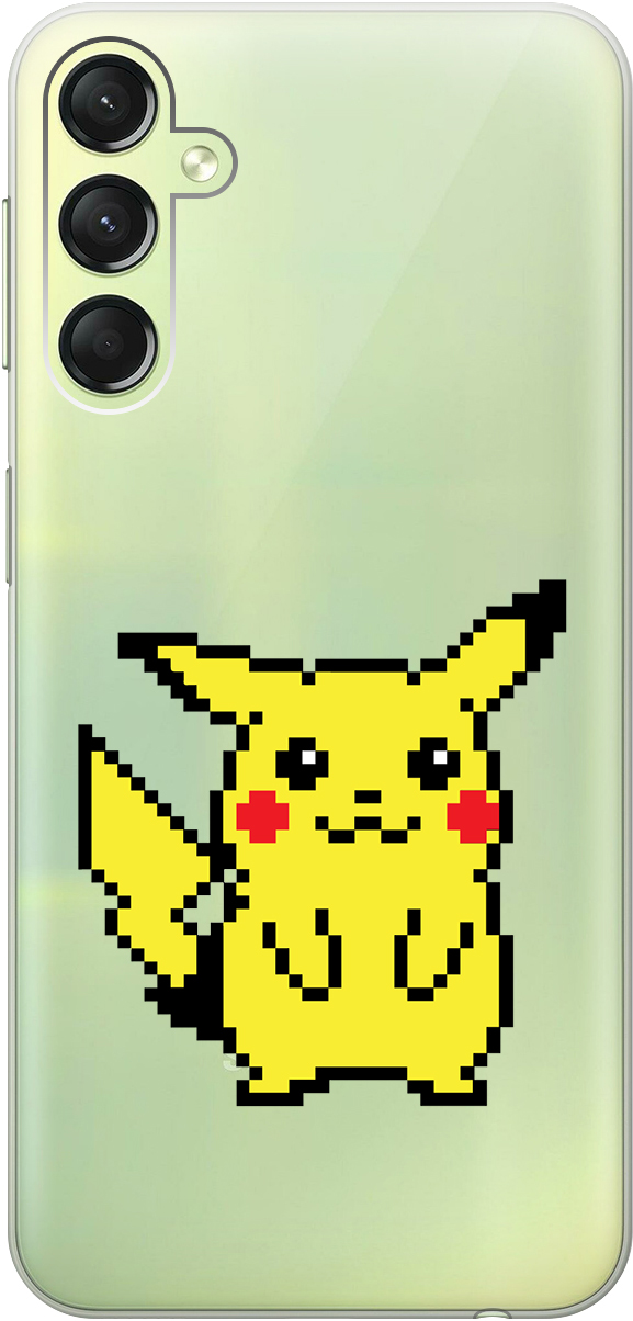 Чехаол на Samsung Galaxy A24 "Pixel Pikachu" прозрачный, Прозрачный;желтый;красный, 159521
Чехаол на Samsung Galaxy A24 "Pixel Pikachu" прозрачный, Прозрачный;желтый;красный, 159521