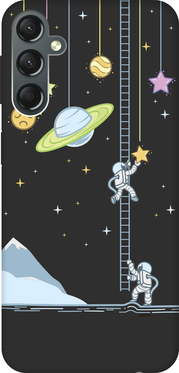 Матовый Soft Touch Чехол на Samsung Galaxy A24 "Ladder into Space" черный, Черный;белый, 159522
Матовый Soft Touch Чехол на Samsung Galaxy A24 "Ladder into Space" черный, Черный;белый, 159522