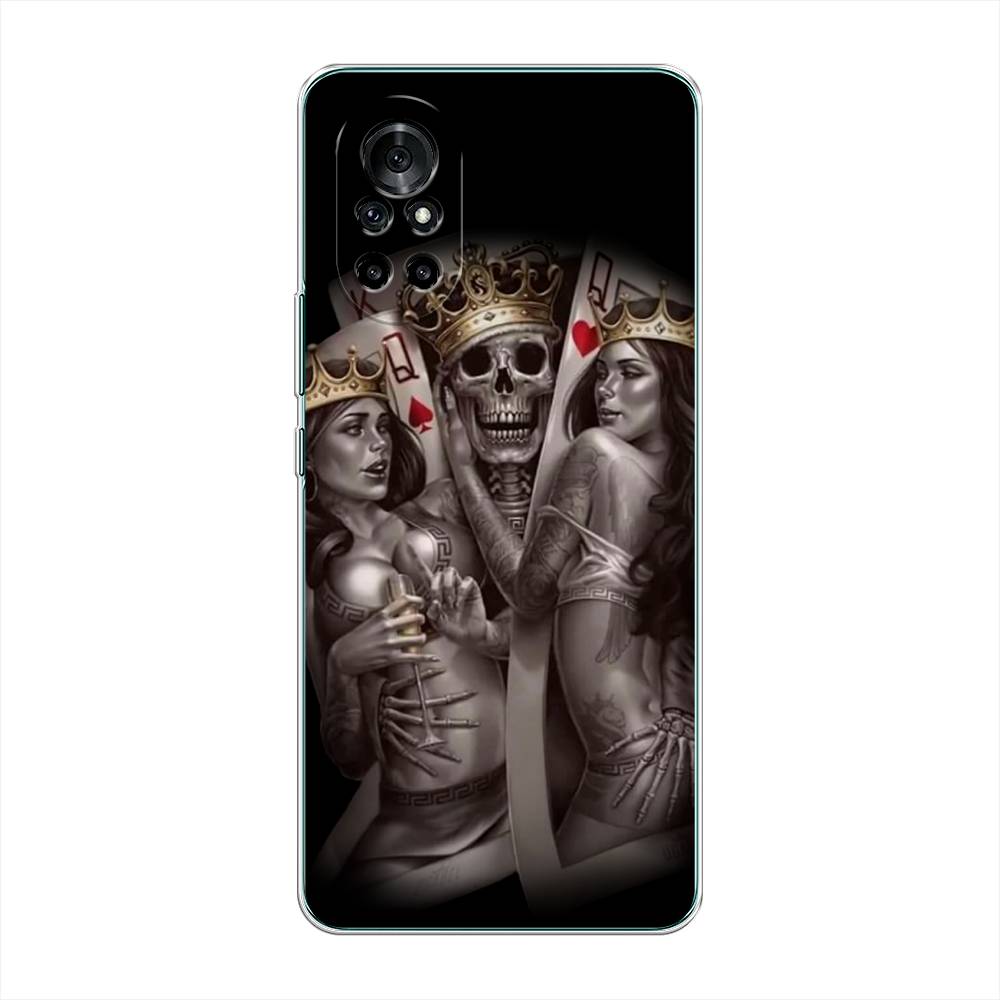 Чехол на Honor V40 Lite/Huawei Nova 8 "Карты король и королевы", Серый;желтый, 6105150-6
Чехол на Honor V40 Lite/Huawei Nova 8 "Карты король и королевы", Серый;желтый, 6105150-6