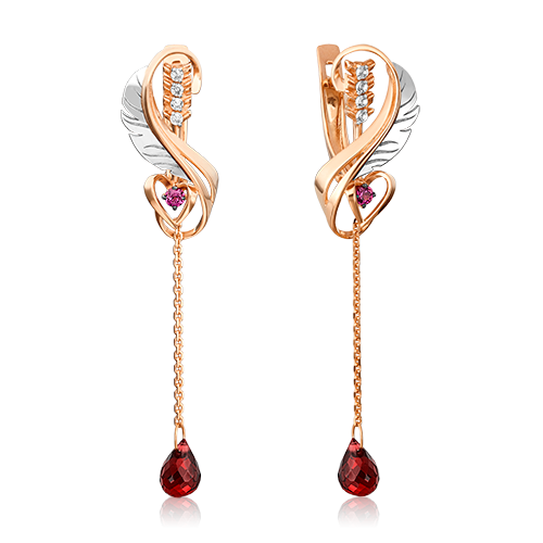 Серьги из красного золота с гранатом PLATINA jewelry 02-4716-00-264-1111-76_0, 02-4716-00-264-1111-76_0
Серьги из красного золота с гранатом PLATINA jewelry 02-4716-00-264-1111-76_0, 02-4716-00-264-1111-76_0
