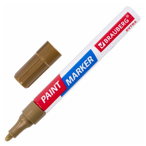 Маркер-краска лаковый Brauberg Extra (paint marker) 4 мм, золотой, 151981 12 шт, Золотистый
Маркер-краска лаковый Brauberg Extra (paint marker) 4 мм, золотой, 151981 12 шт, Золотистый