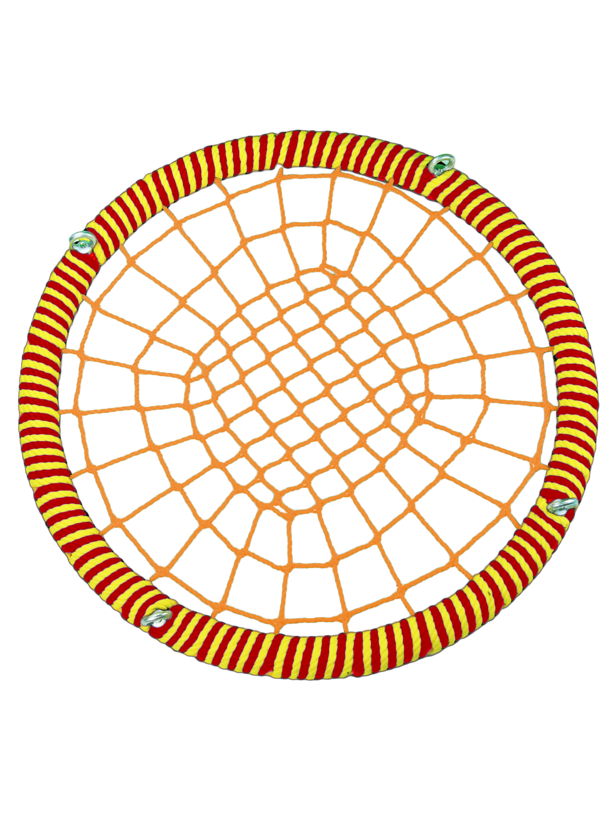Качели-гнездо JINN КТ/РГ/120/72/16/8/КР/Ж-О/КГ 120x120 см красный, желтый, оранжевый, 120 круг обод 72 канат 16 и 8 рымгайки
Качели-гнездо JINN КТ/РГ/120/72/16/8/КР/Ж-О/КГ 120x120 см красный, желтый, оранжевый, 120 круг обод 72 канат 16 и 8 рымгайки