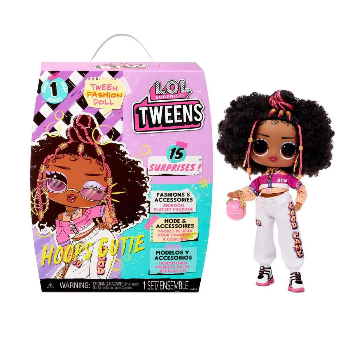 Кукла L.O.L. Surprise Tweens Fashion Doll Hoops Cutie 576693, L.O.L. Surprise! Tweens Hoops Cutie
Кукла L.O.L. Surprise Tweens Fashion Doll Hoops Cutie 576693, L.O.L. Surprise! Tweens Hoops Cutie