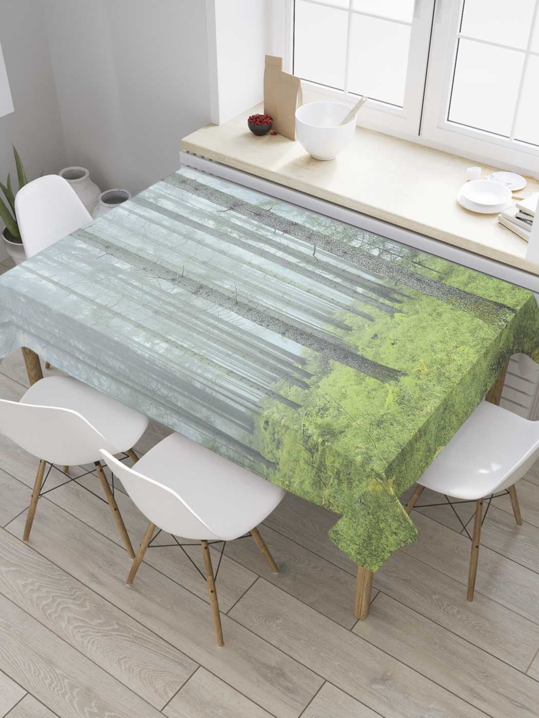 Скатерть прямоугольная JoyArty "Туманная роща" из сатена, 120x145 см, Серый, Туманная роща
Скатерть прямоугольная JoyArty "Туманная роща" из сатена, 120x145 см, Серый, Туманная роща