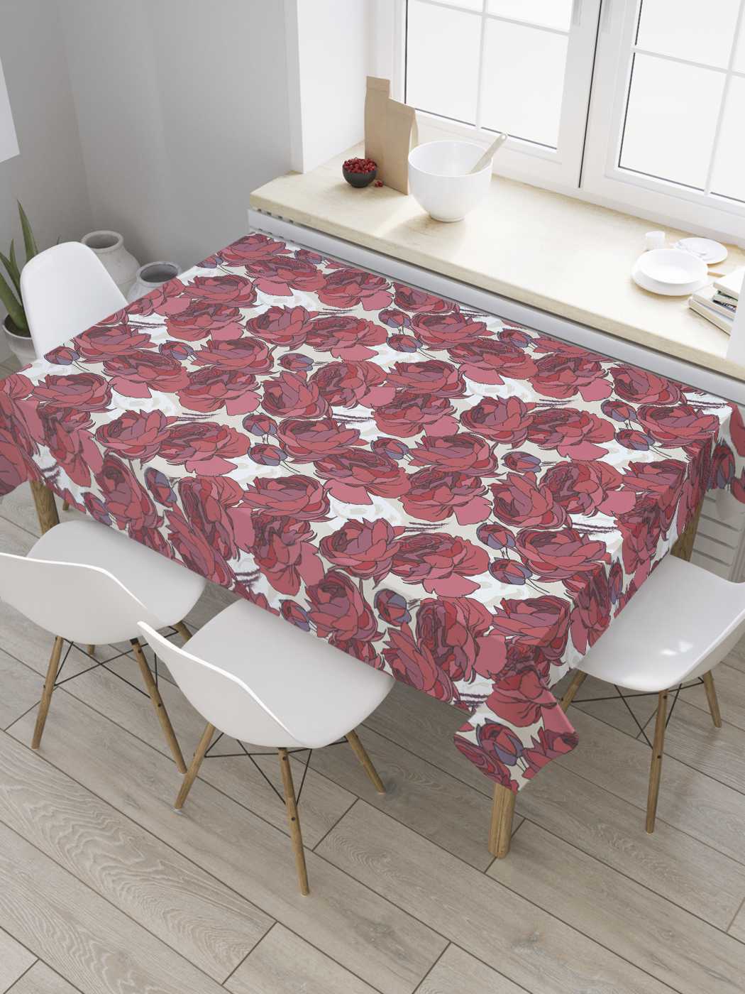 Скатерть прямоугольная JoyArty "Пламенные розы" из сатена, 120x145 см, Розовый, Пламенные розы
Скатерть прямоугольная JoyArty "Пламенные розы" из сатена, 120x145 см, Розовый, Пламенные розы
