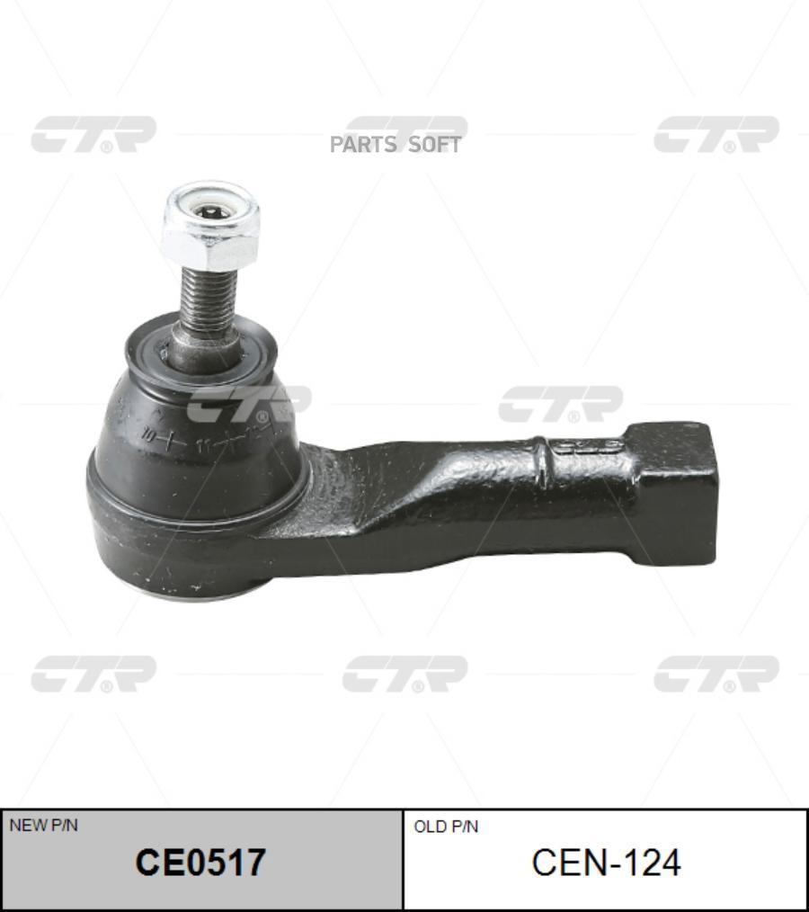 CTR Наконечник рт RENAULT MEGANE I 0399-1002CLIO IIKANGOONISSAN MICRA -07прав. CTR CEN-124
CTR Наконечник рт RENAULT MEGANE I 0399-1002CLIO IIKANGOONISSAN MICRA -07прав. CTR CEN-124
