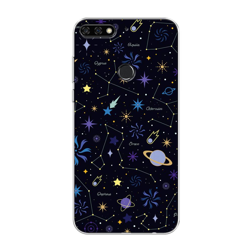 Чехол на Huawei Nova 2 Lite/Y7 Prime 2018/Honor 7C Pro "Цветной космос", Желтый, 64650-2
Чехол на Huawei Nova 2 Lite/Y7 Prime 2018/Honor 7C Pro "Цветной космос", Желтый, 64650-2