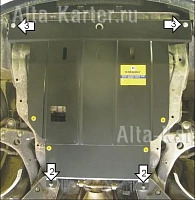 Усилен защита картера двигат,КПП д/Kia Magentis седан 2002-2006,Hyundai Sonata Tagaz седан, 01007
Усилен защита картера двигат,КПП д/Kia Magentis седан 2002-2006,Hyundai Sonata Tagaz седан, 01007