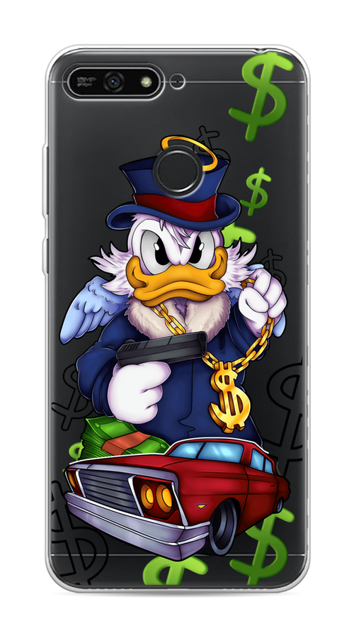 Чехол на Honor 7C/7A Pro, Huawei Y6 Prime 2018 "Scrooge McDuck with a Gold Chain", Красный;синий;белый, 65450-1
Чехол на Honor 7C/7A Pro, Huawei Y6 Prime 2018 "Scrooge McDuck with a Gold Chain", Красный;синий;белый, 65450-1