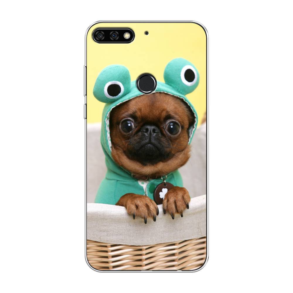 Чехол на Honor 7C Pro/Huawei Y7 Prime 2018/Nova 2 Lite "Собачка в шапке лягушки", Коричневый;желтый;голубой, 65550-1
Чехол на Honor 7C Pro/Huawei Y7 Prime 2018/Nova 2 Lite "Собачка в шапке лягушки", Коричневый;желтый;голубой, 65550-1