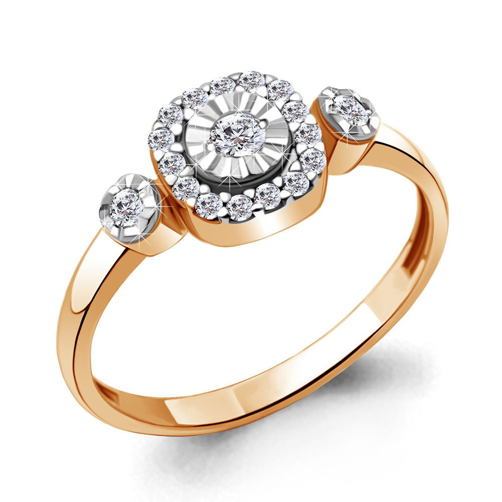 Кольцо из красного золота с бриллиантом Aquamarine Aquamarine 964002Ак_585_кз р, 964002Ак_585_кз
Кольцо из красного золота с бриллиантом Aquamarine Aquamarine 964002Ак_585_кз р, 964002Ак_585_кз