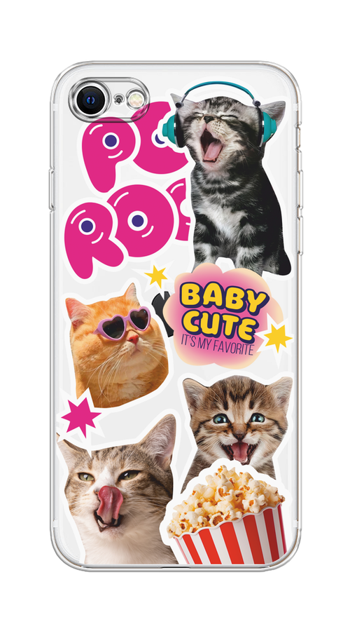 Чехол на Apple iPhone 7/8/SE 2020/SE 2022 "Popcorn cats", Серый;коричневый;розовый, 14850-1
Чехол на Apple iPhone 7/8/SE 2020/SE 2022 "Popcorn cats", Серый;коричневый;розовый, 14850-1