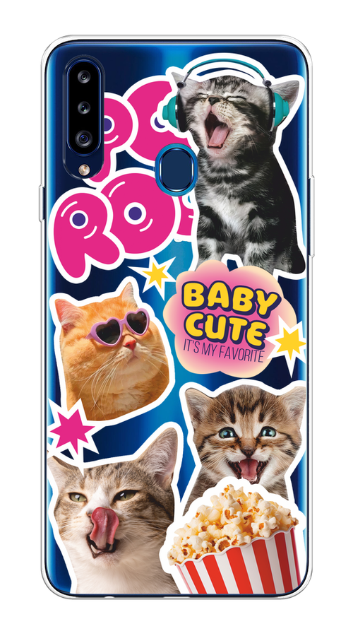 Чехол на Samsung Galaxy A20s "Popcorn cats", Серый;коричневый;розовый, 2100850-1
Чехол на Samsung Galaxy A20s "Popcorn cats", Серый;коричневый;розовый, 2100850-1