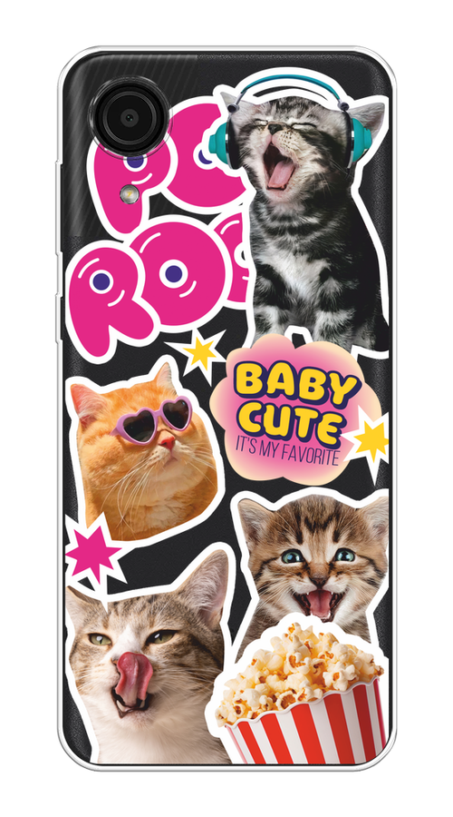 Чехол на Samsung Galaxy A03 Core "Popcorn cats", Серый;коричневый;розовый, 2104750-1
Чехол на Samsung Galaxy A03 Core "Popcorn cats", Серый;коричневый;розовый, 2104750-1