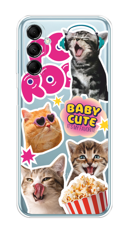 Чехол на Samsung Galaxy M14 5G "Popcorn cats", Серый;коричневый;розовый, 2108150-1
Чехол на Samsung Galaxy M14 5G "Popcorn cats", Серый;коричневый;розовый, 2108150-1