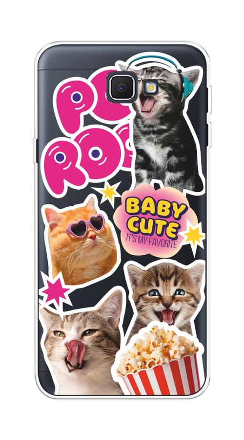 Чехол на Samsung Galaxy J5 Prime 2016 "Popcorn cats", Серый;коричневый;розовый, 22950-1
Чехол на Samsung Galaxy J5 Prime 2016 "Popcorn cats", Серый;коричневый;розовый, 22950-1