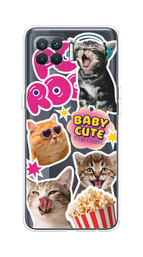 Чехол на Oppo Reno 4 Lite/A93 "Popcorn cats", Серый;коричневый;розовый, 255350-1
Чехол на Oppo Reno 4 Lite/A93 "Popcorn cats", Серый;коричневый;розовый, 255350-1