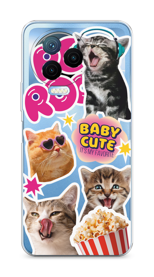 Чехол на Infinix Note 12 Pro 4G/Note 12 2023 "Popcorn cats", Серый;коричневый;розовый, 3103050-1
Чехол на Infinix Note 12 Pro 4G/Note 12 2023 "Popcorn cats", Серый;коричневый;розовый, 3103050-1