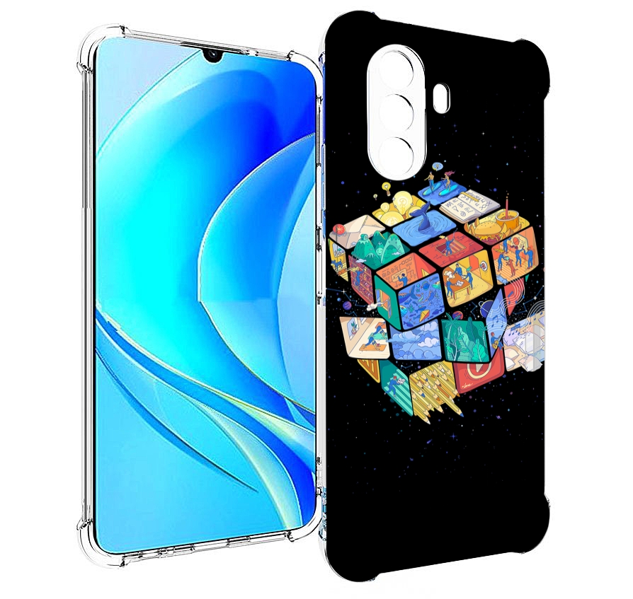 Чехол MyPads Кубик-Рубика для Huawei Nova Y70 / Nova Y70 Plus (MGA-LX9N) / Huawei Enjoy 50, Прозрачный, Tocco
Чехол MyPads Кубик-Рубика для Huawei Nova Y70 / Nova Y70 Plus (MGA-LX9N) / Huawei Enjoy 50, Прозрачный, Tocco