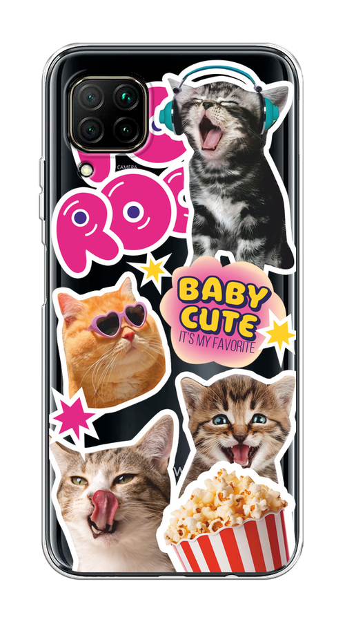 Чехол на Huawei P40 Lite/Nova 6 SE/Nova 7i "Popcorn cats", Серый;коричневый;розовый, 611650-1
Чехол на Huawei P40 Lite/Nova 6 SE/Nova 7i "Popcorn cats", Серый;коричневый;розовый, 611650-1