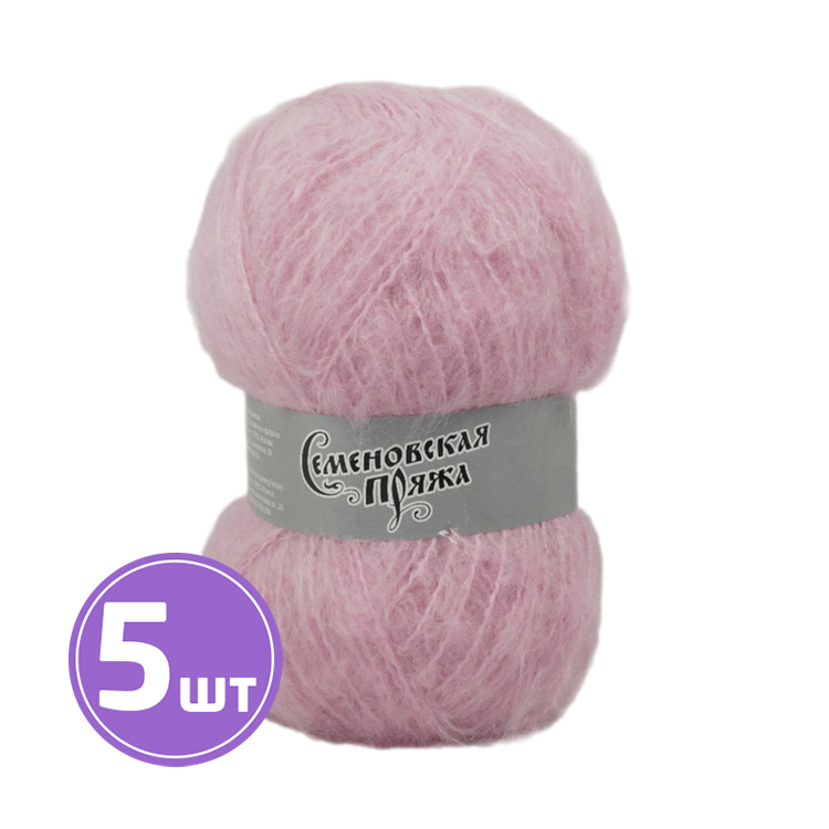 Пряжа Семеновская Mohair Goat Ангорская коза 142307 камея розовая 5 шт по 100 г, Розовый
Пряжа Семеновская Mohair Goat Ангорская коза 142307 камея розовая 5 шт по 100 г, Розовый