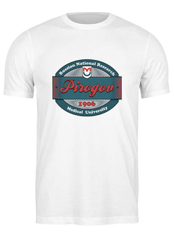 Футболка мужская Printio Футболка женская ргму пирогова белая XL, Белый, Футболка женская ргму пирогова 
Футболка мужская Printio Футболка женская ргму пирогова белая XL, Белый, Футболка женская ргму пирогова