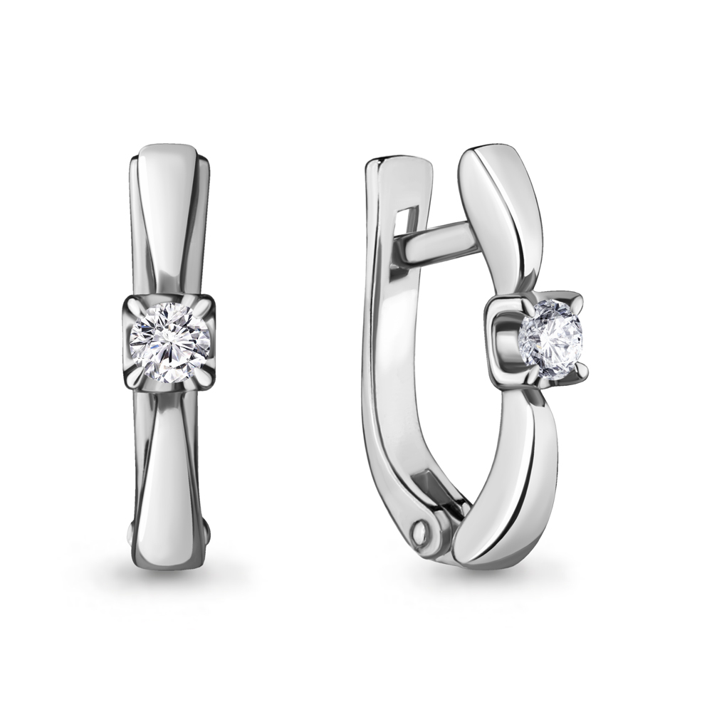 Серьги из белого золота с бриллиантом Aquamarine Aquamarine 942538_585_бз, 942538_585_бз
Серьги из белого золота с бриллиантом Aquamarine Aquamarine 942538_585_бз, 942538_585_бз