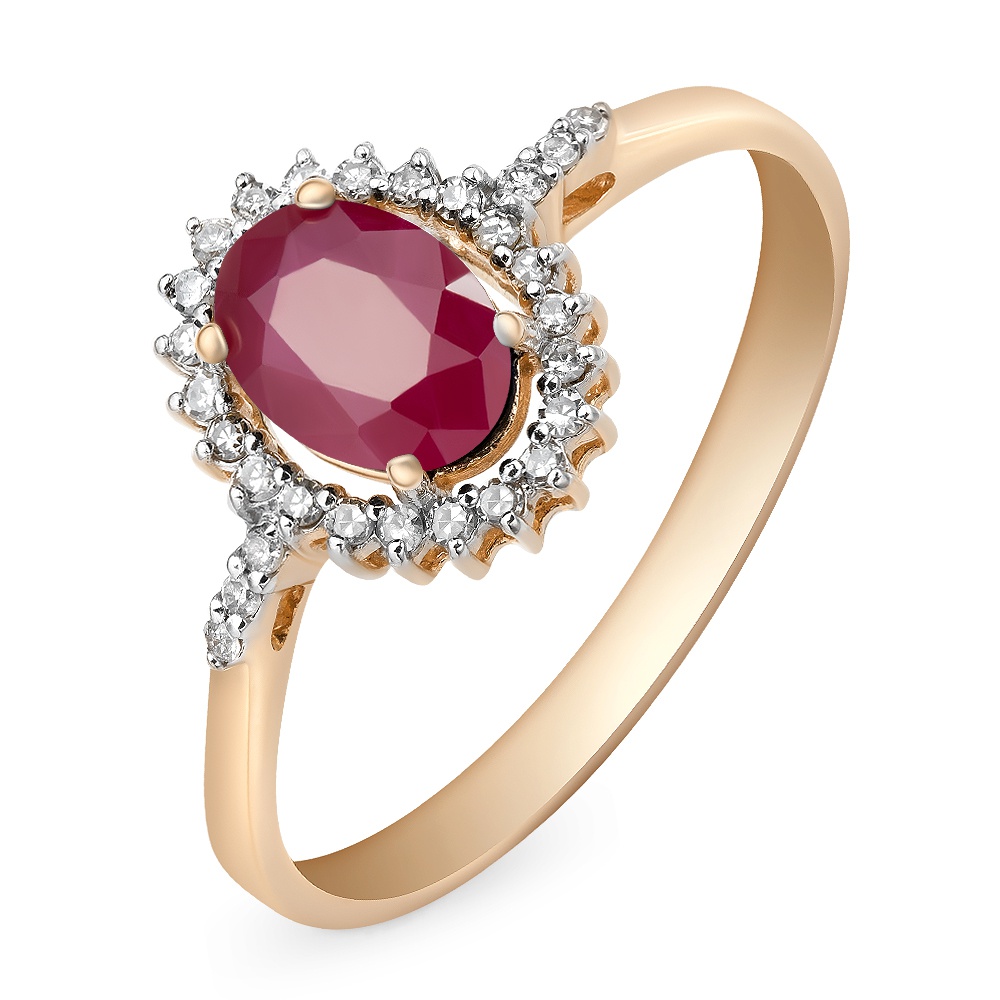 Кольцо из красного золота с рубином/бриллиантом р. , 585Gold 101010429, 101010429
Кольцо из красного золота с рубином/бриллиантом р. , 585Gold 101010429, 101010429