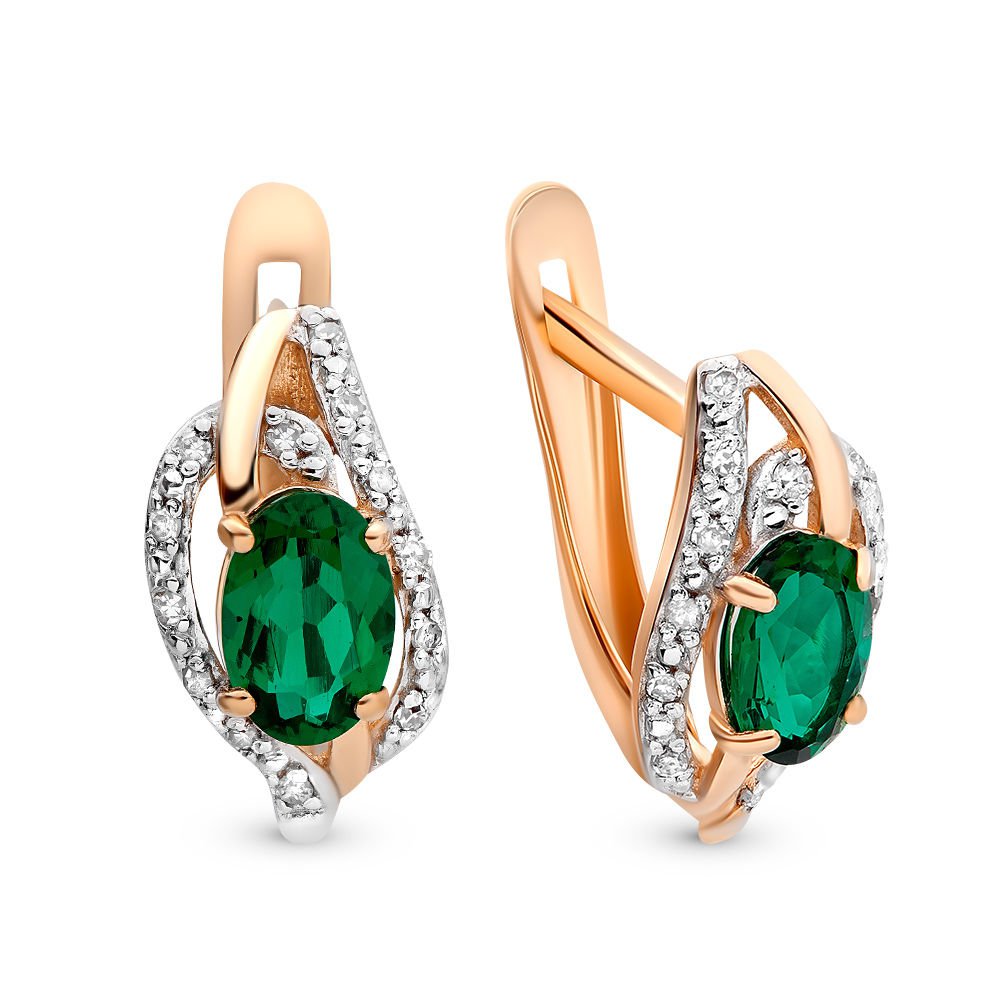 Серьги из красного золота 585Gold 102004601, бриллиант/изумруд искусственный, 102004601
Серьги из красного золота 585Gold 102004601, бриллиант/изумруд искусственный, 102004601