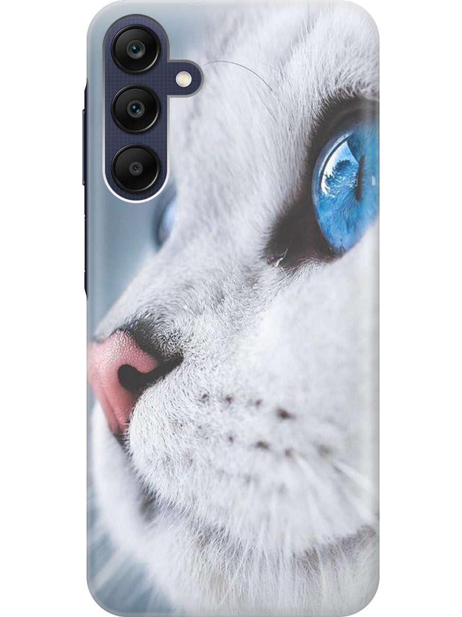 Силиконовый чехол на Samsung Galaxy A25 с рисунком "Кошачий взгляд", Белый;голубой, 20012134
Силиконовый чехол на Samsung Galaxy A25 с рисунком "Кошачий взгляд", Белый;голубой, 20012134