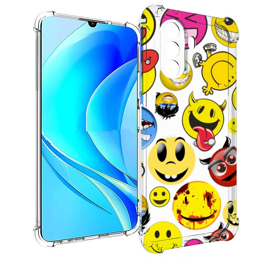 Чехол MyPads Смайлики для Huawei Nova Y70 / Nova Y70 Plus (MGA-LX9N) / Huawei Enjoy 50, Прозрачный, Tocco
Чехол MyPads Смайлики для Huawei Nova Y70 / Nova Y70 Plus (MGA-LX9N) / Huawei Enjoy 50, Прозрачный, Tocco