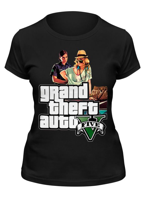 Футболка женская Printio Grand theft auto v черная XL, Черный, Grand theft auto v
Футболка женская Printio Grand theft auto v черная XL, Черный, Grand theft auto v