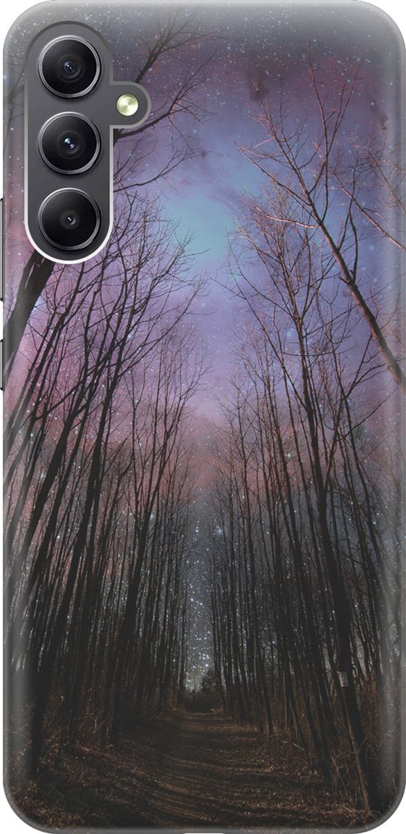 Силиконовый чехол на Samsung Galaxy A34 5G "Тропа и звездное небо", Фиолетовый;черный, 158716
Силиконовый чехол на Samsung Galaxy A34 5G "Тропа и звездное небо", Фиолетовый;черный, 158716