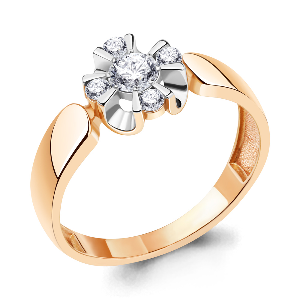 Кольцо из красного золота с бриллиантом Aquamarine Aquamarine 964052к_585_кз р, 964052к_585_кз
Кольцо из красного золота с бриллиантом Aquamarine Aquamarine 964052к_585_кз р, 964052к_585_кз