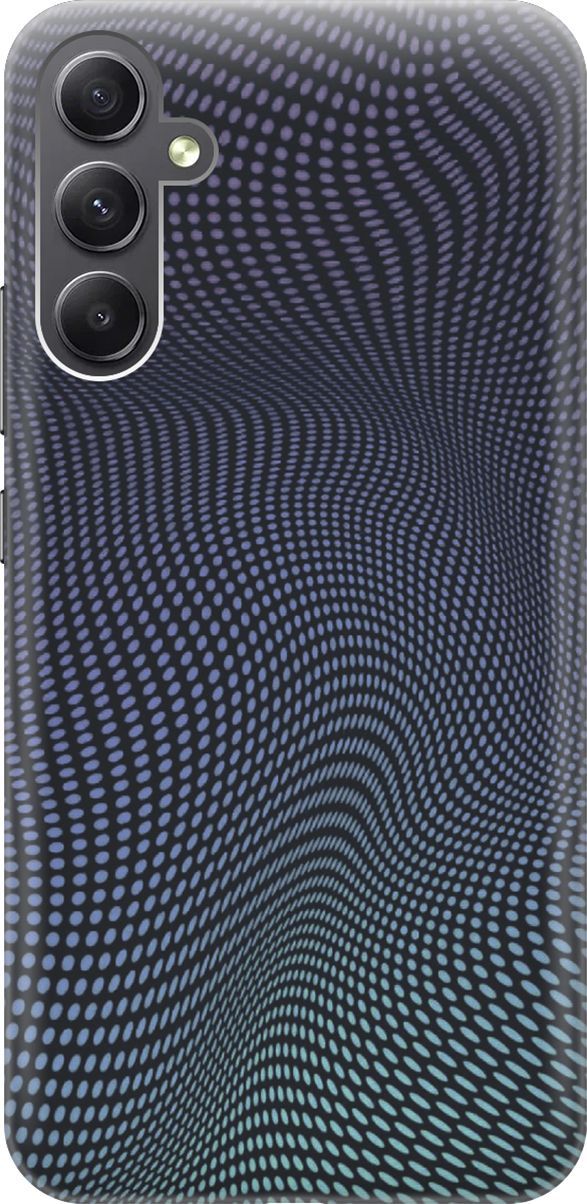 Силиконовый чехол на Samsung Galaxy A34 5G "Изгибы из точек", Синий;черный, 158707
Силиконовый чехол на Samsung Galaxy A34 5G "Изгибы из точек", Синий;черный, 158707
