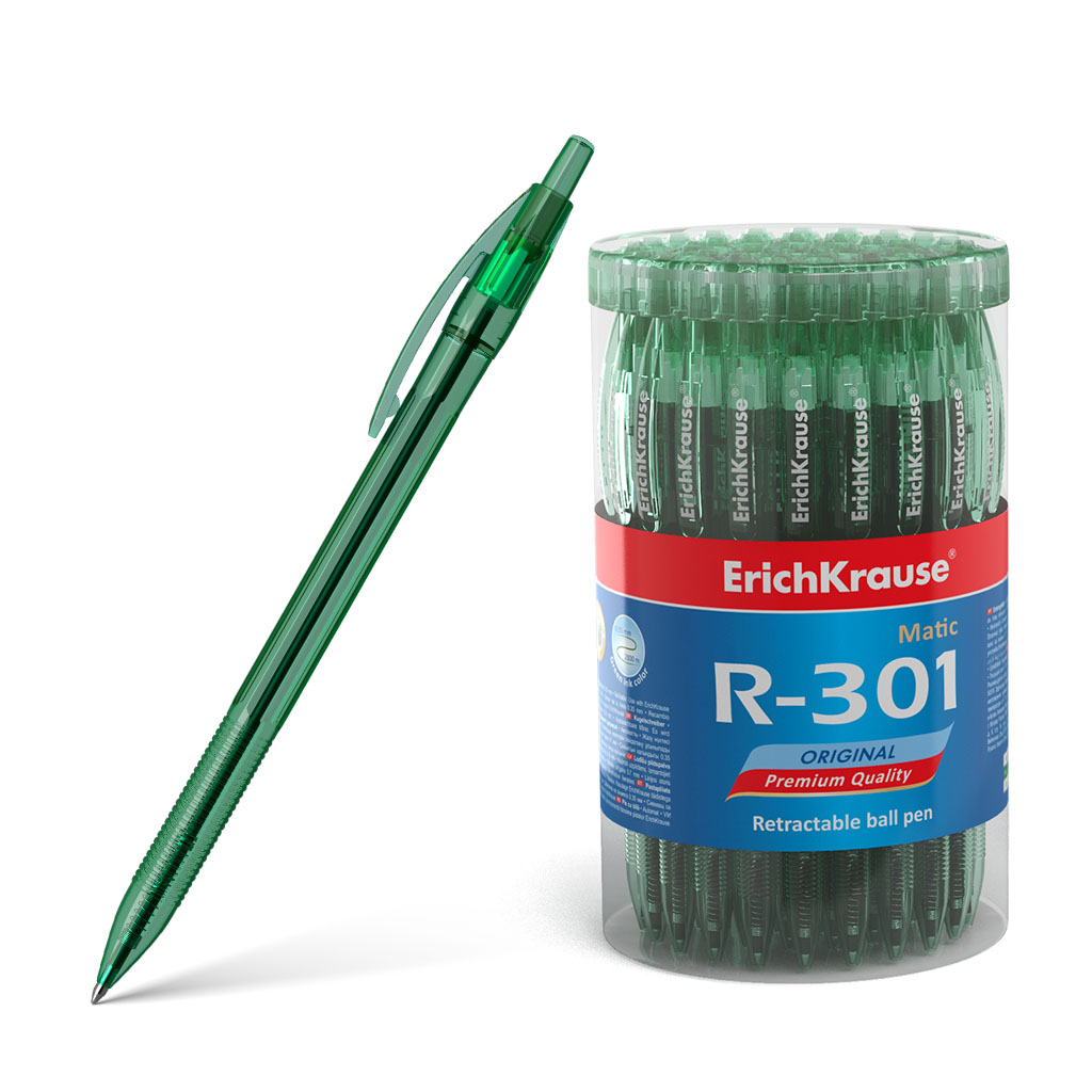 Набор ручек шариковых ErichKrause R-301 Original Matic 46767, зеленые, 0,7 мм, 60 шт., R-301 Matic
Набор ручек шариковых ErichKrause R-301 Original Matic 46767, зеленые, 0,7 мм, 60 шт., R-301 Matic
