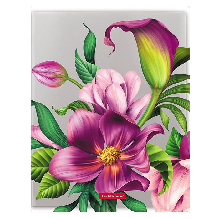 Папка файловая пластиковая ErichKrause Tropical Flowers, c 20 карманами, A4 (в пакете по 4
Папка файловая пластиковая ErichKrause Tropical Flowers, c 20 карманами, A4 (в пакете по 4
