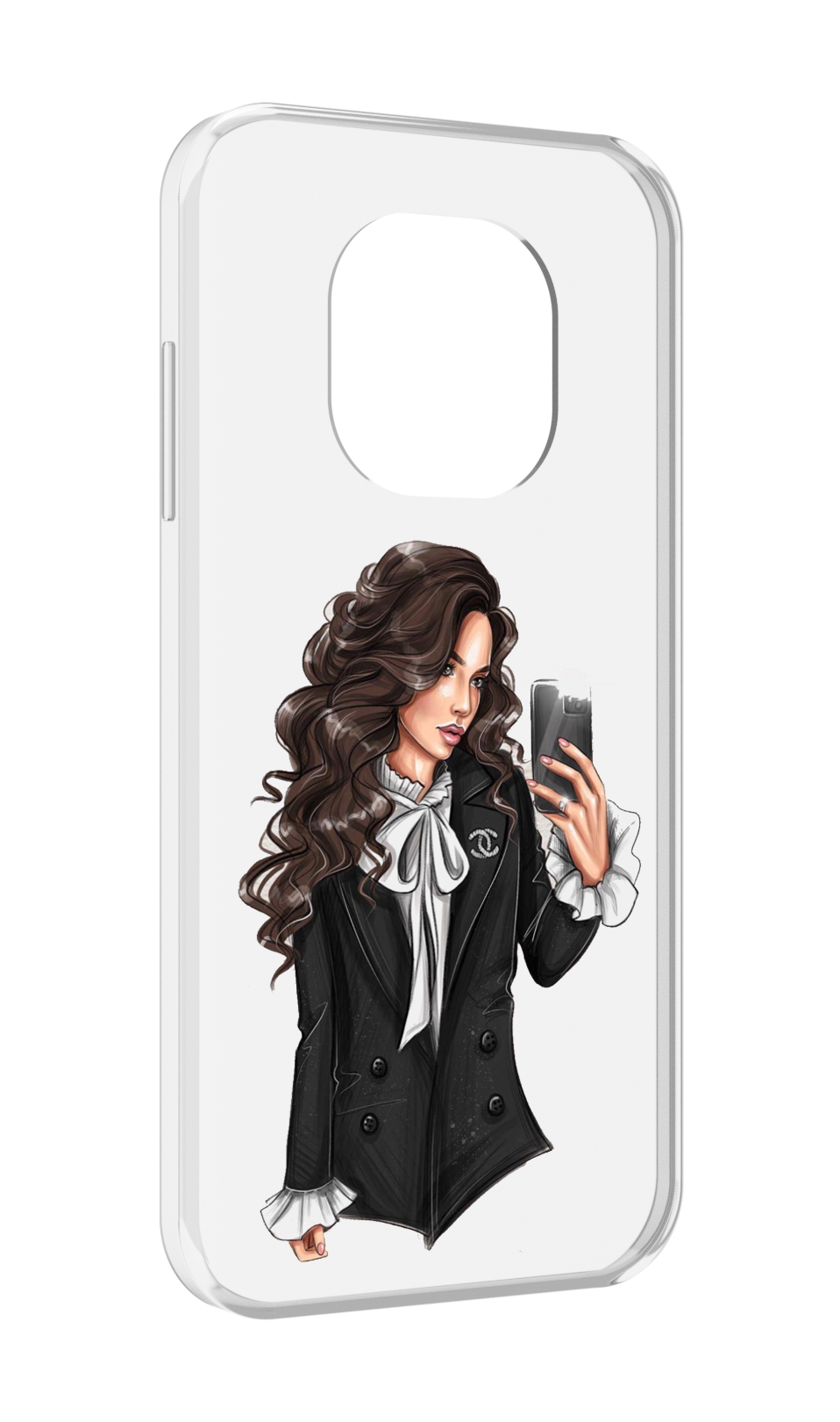 Чехол MyPads Стильная-девушка для Blackview BL8800 / BL8800 Pro, Прозрачный, Tocco 
Чехол MyPads Стильная-девушка для Blackview BL8800 / BL8800 Pro, Прозрачный, Tocco