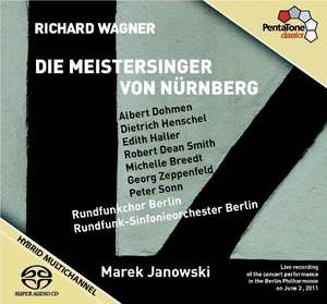 Wagner. Die Meistersinger von Nurnberg. Rundfunk-Sinfonieorchester Berlin conducted, 4 SACD
Wagner. Die Meistersinger von Nurnberg. Rundfunk-Sinfonieorchester Berlin conducted, 4 SACD