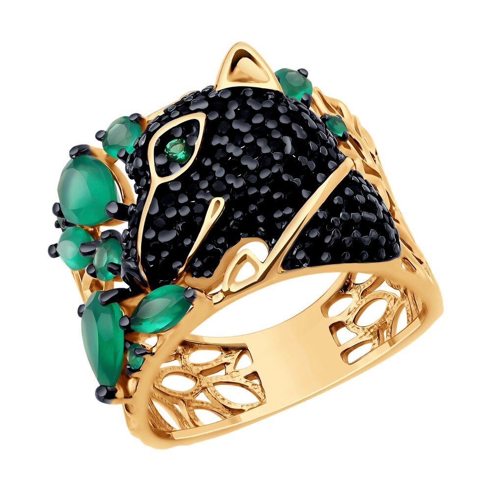 Кольцо из серебра р. 17 SOKOLOV 92014553, фианит\агат, 92014553
Кольцо из серебра р. 17 SOKOLOV 92014553, фианит\агат, 92014553