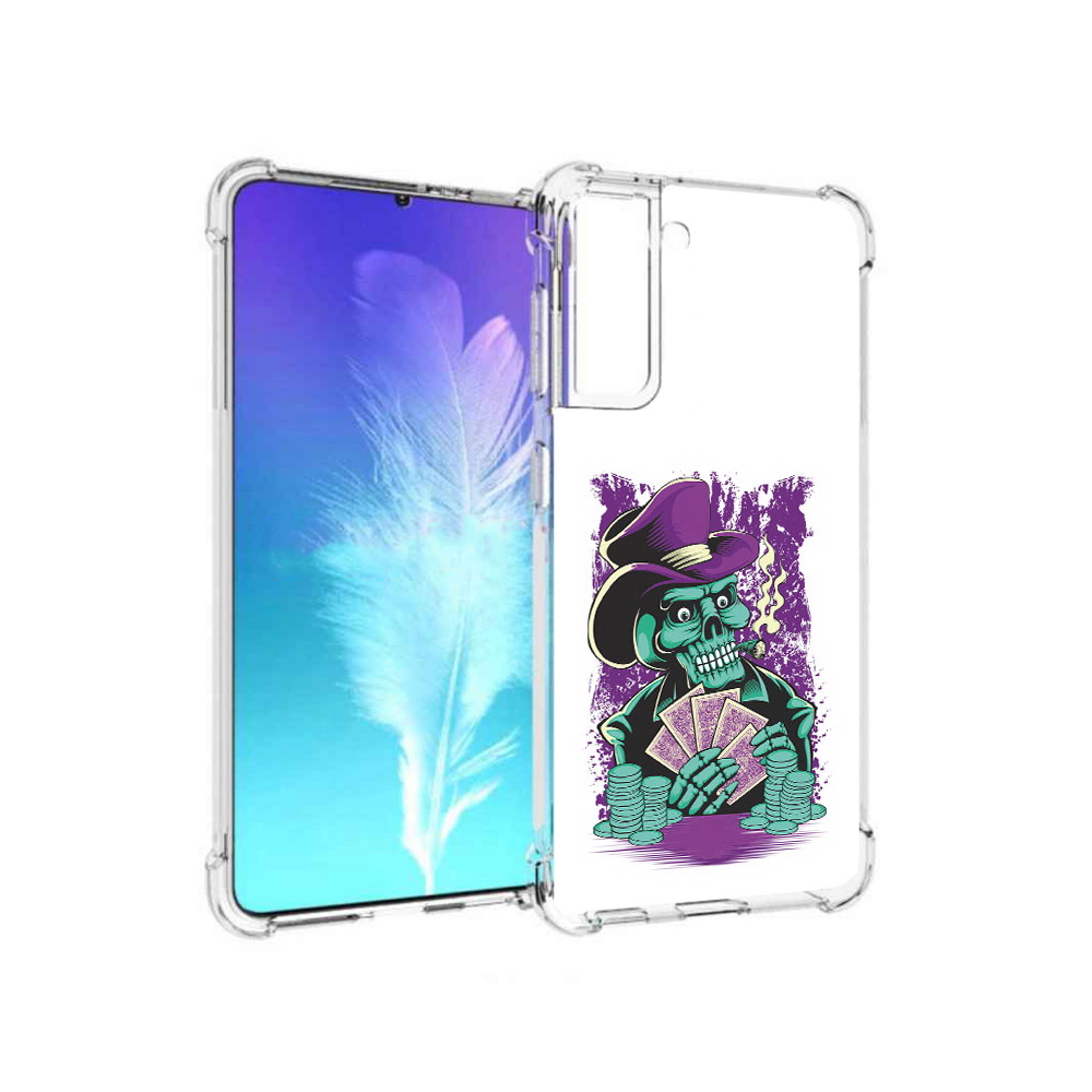 Чехол MyPads Tocco для Samsung Galaxy S21 зеленый череп с картами (PT157088.510.361), Прозрачный, Tocco
Чехол MyPads Tocco для Samsung Galaxy S21 зеленый череп с картами (PT157088.510.361), Прозрачный, Tocco