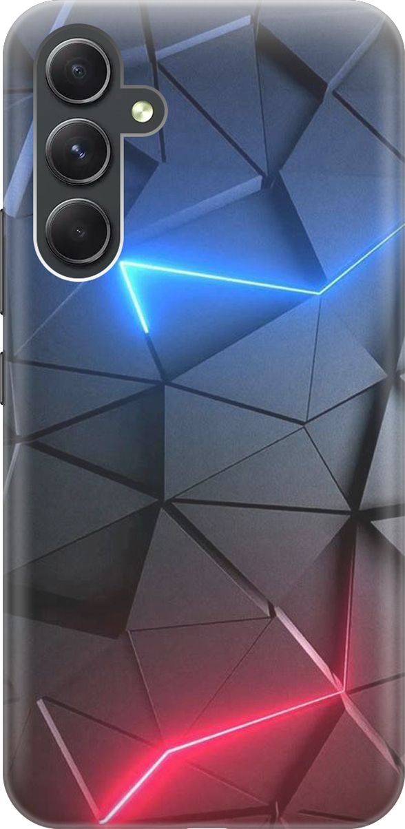 Силиконовый чехол на Samsung Galaxy A54 5G "Графитовые грани", Серый;синий, 158748
Силиконовый чехол на Samsung Galaxy A54 5G "Графитовые грани", Серый;синий, 158748