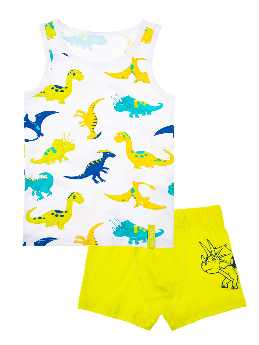 Пижама детская PlayToday Kids 12312101, белый, светло-зеленый, разноцветный, 116, Белый;желтый, 12312101
Пижама детская PlayToday Kids 12312101, белый, светло-зеленый, разноцветный, 116, Белый;желтый, 12312101